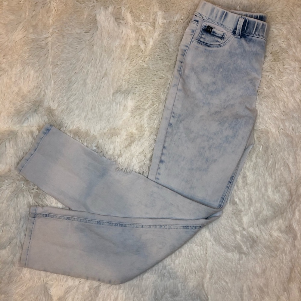 Jordache stone wash jeggings Girls L 10-12